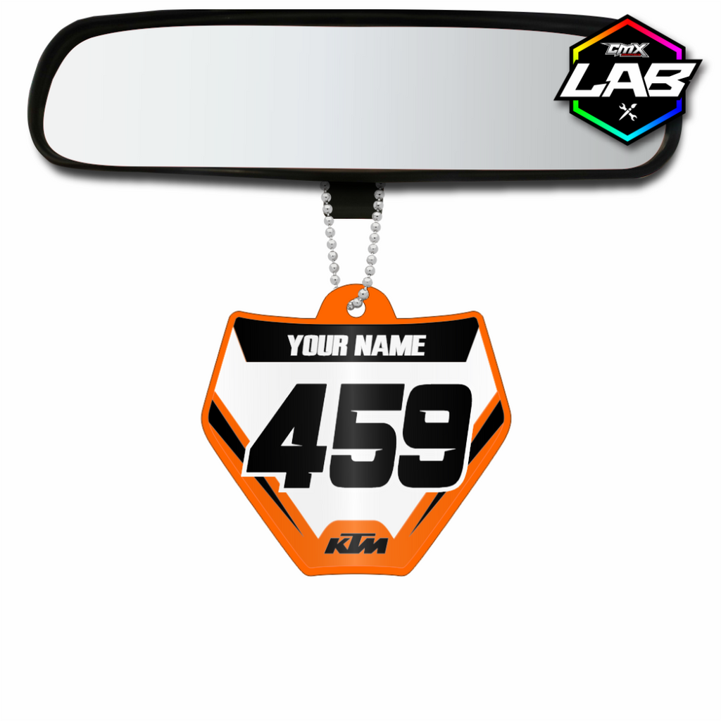 Double Sided Car Pendant KTM 02 - Design 04