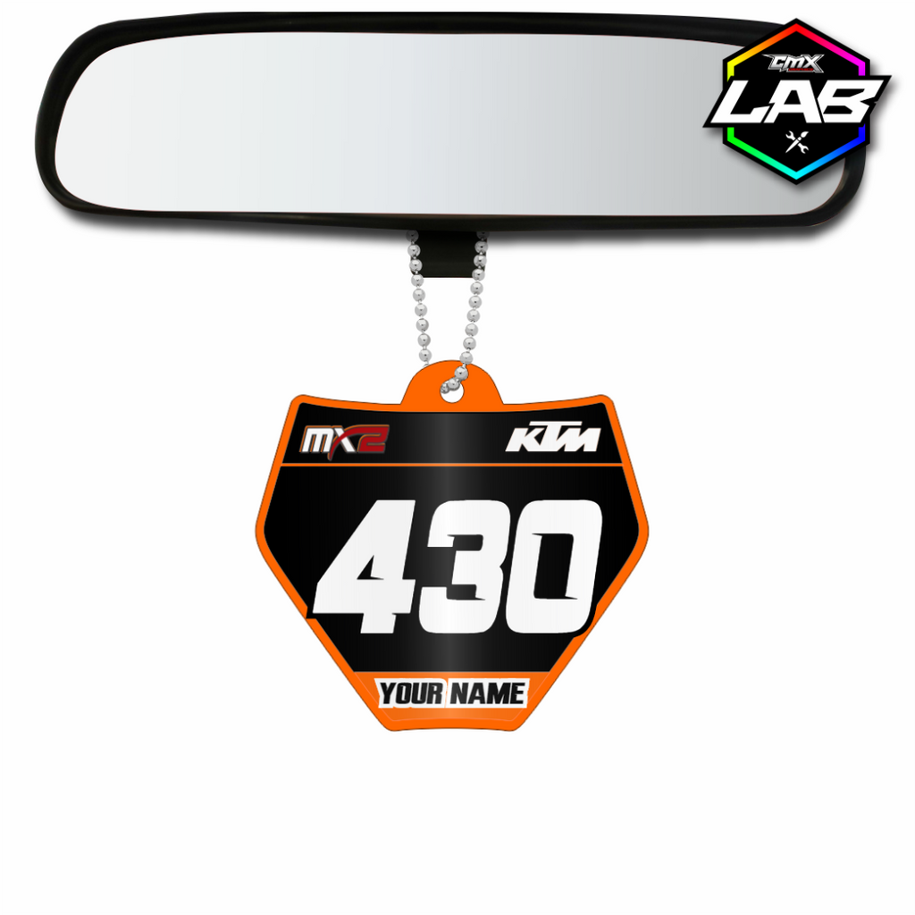 Double Sided Car Pendant KTM 02 - Design 05