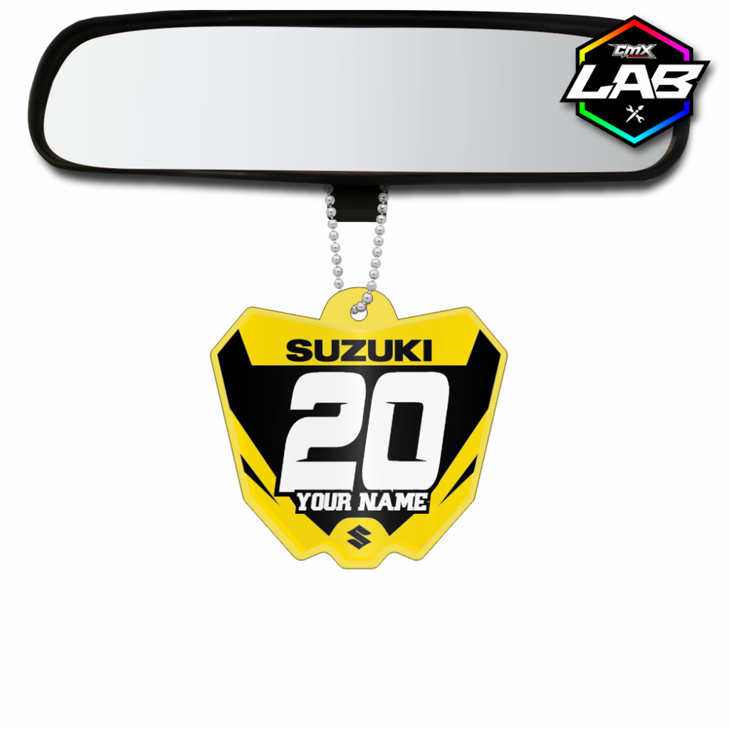 Double Sided Car Pendant Suzuki - Design 04