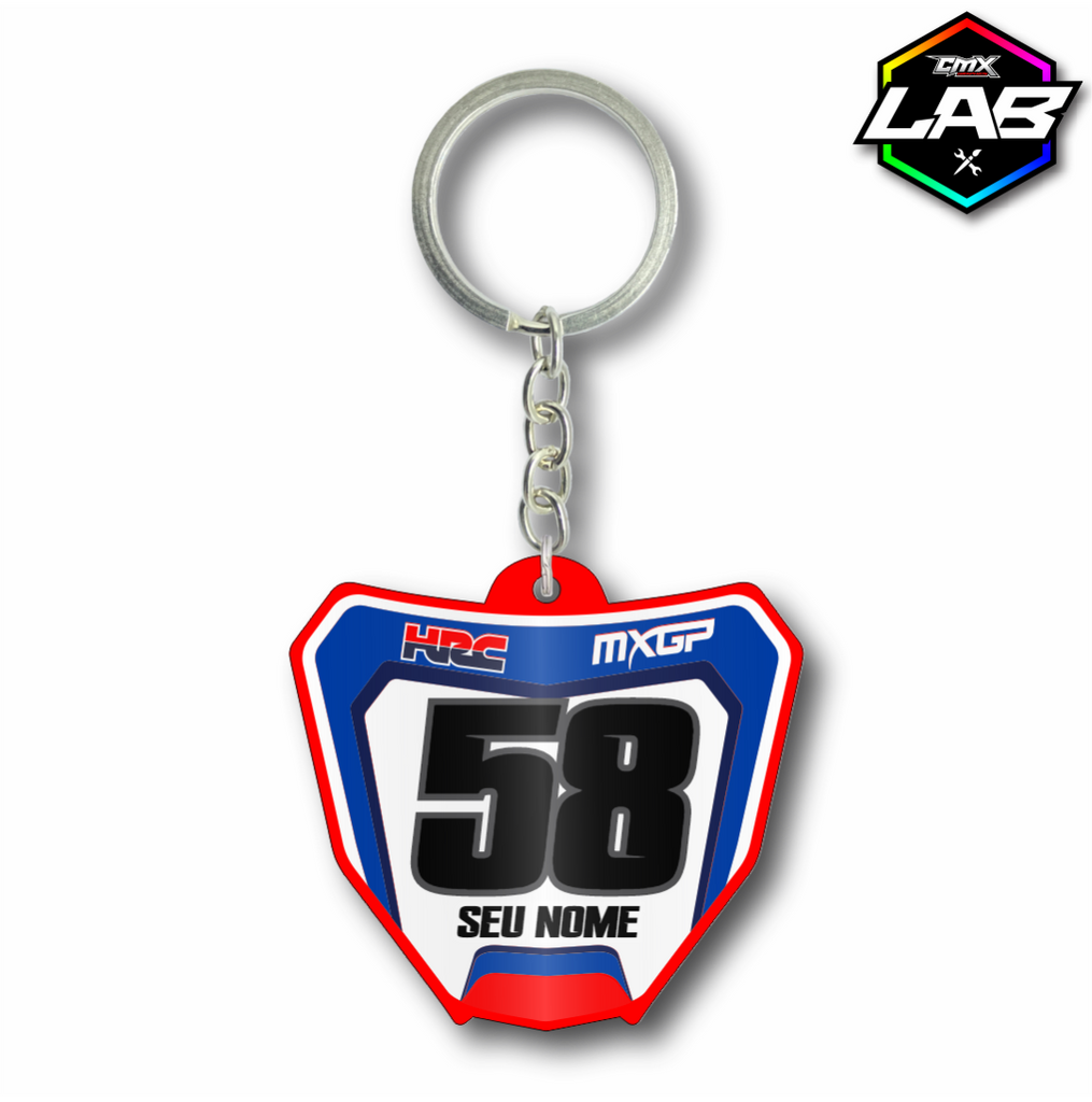 Double Sided Keychain Honda 02 - Design 02