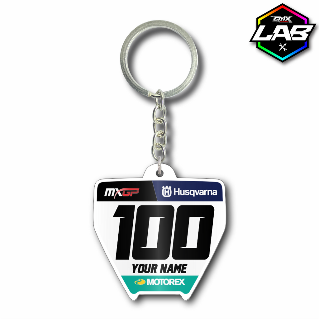 Double Sided Keychain Husqvarna 01 - Design 04