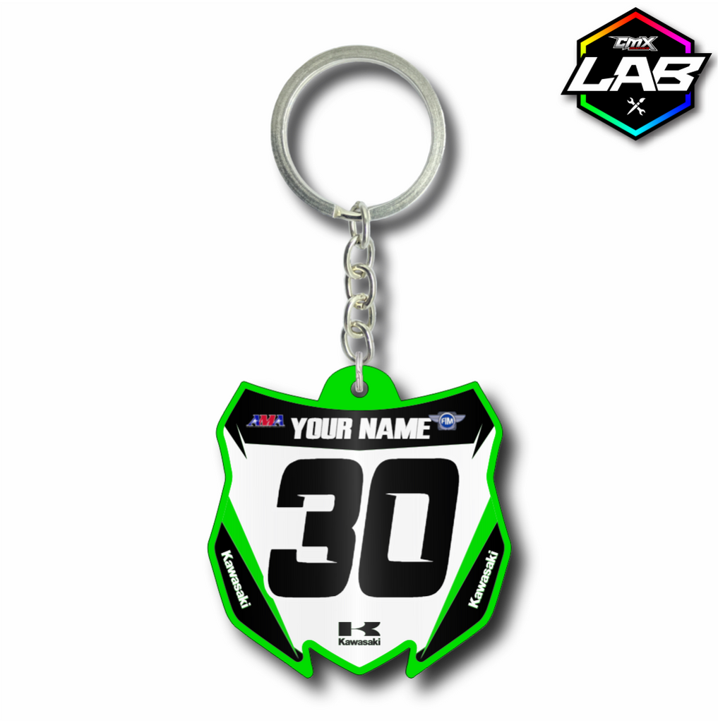 Double Sided Keychain Kawasaki 01 - Design 01