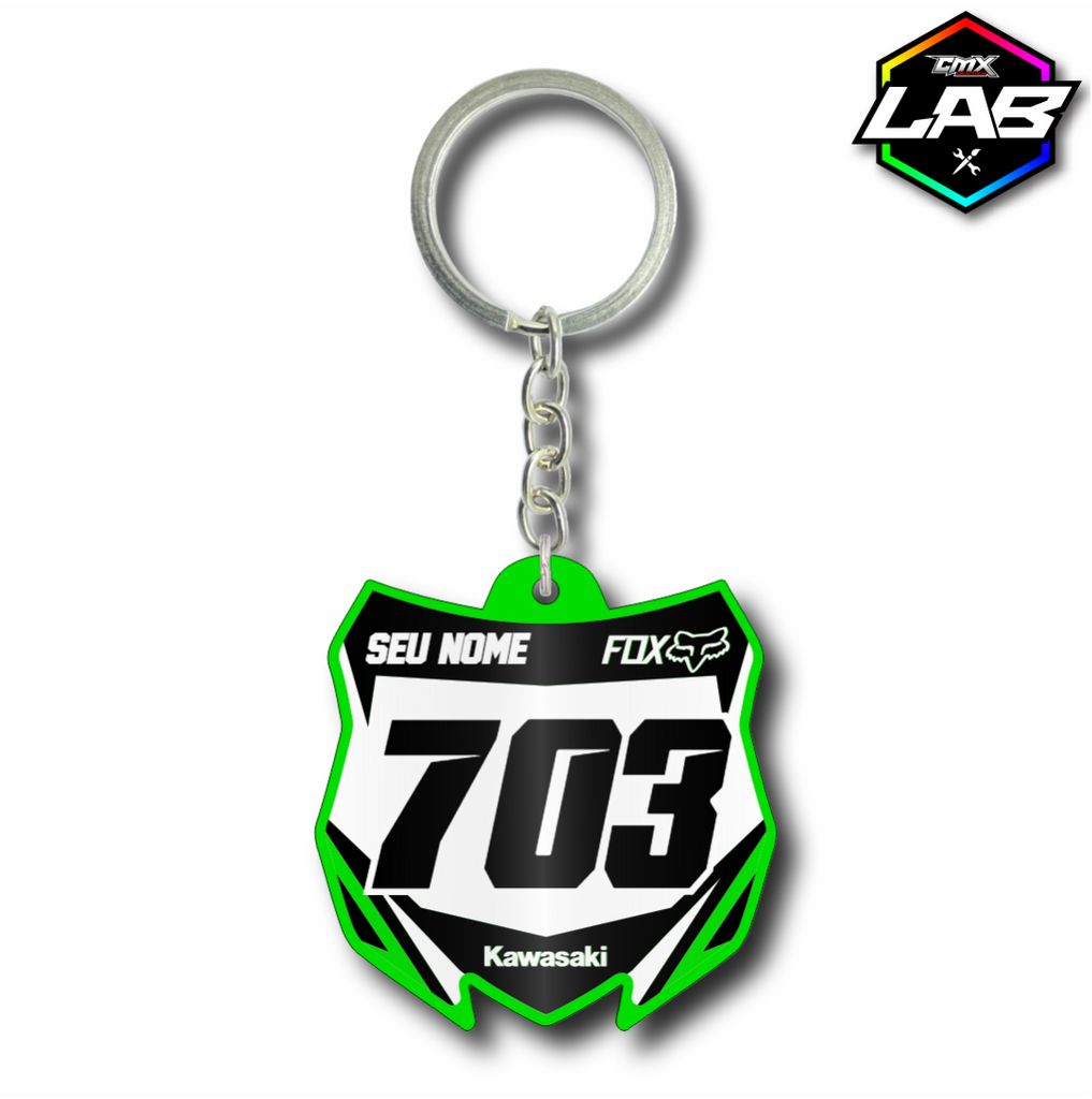 Double Sided Keychain Kawasaki 01 - Design 03