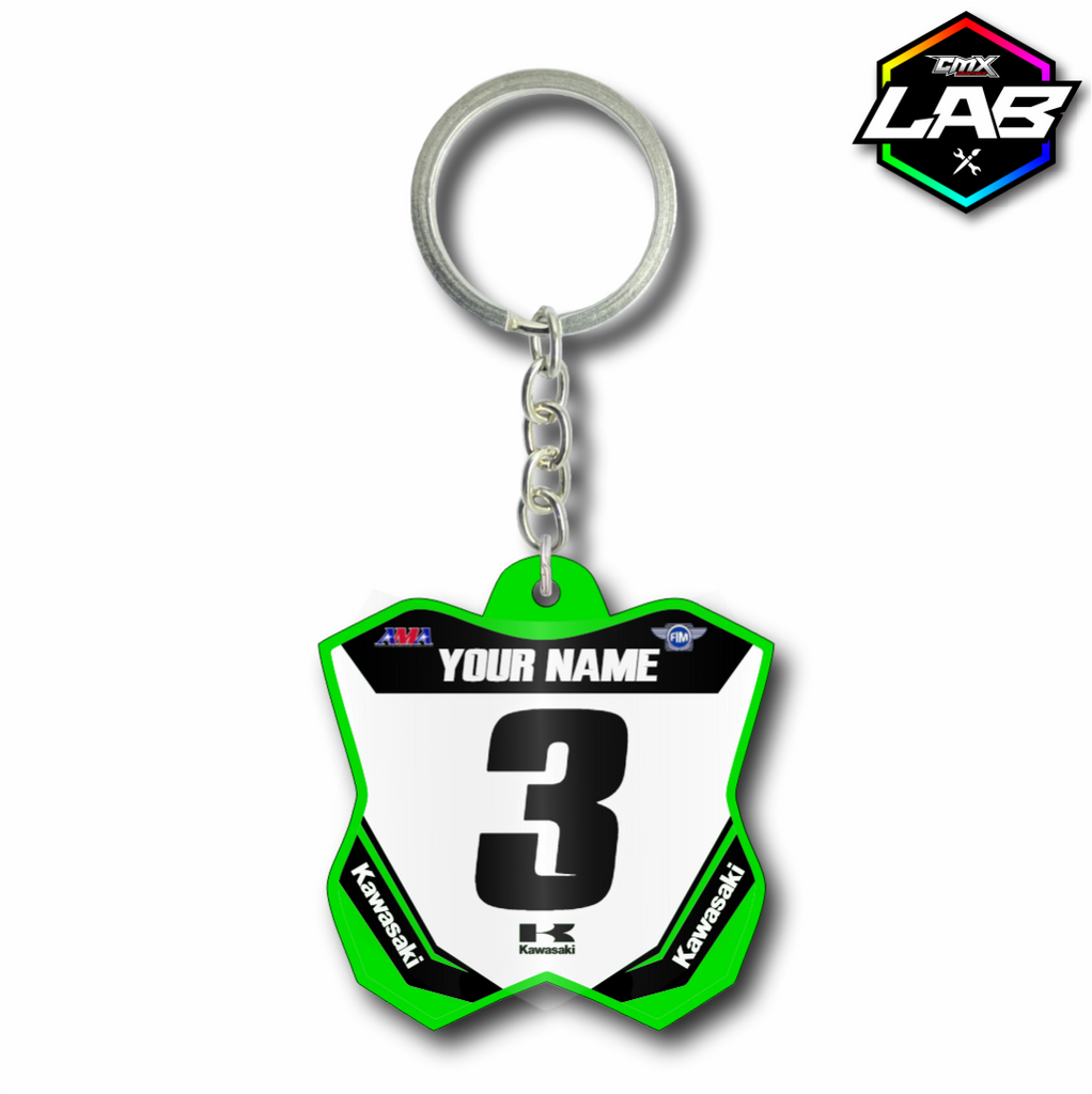 Double Sided Keychain Kawasaki 02 - Design 01