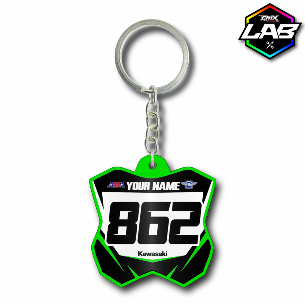 Double Sided Keychain Kawasaki 02 - Design 04