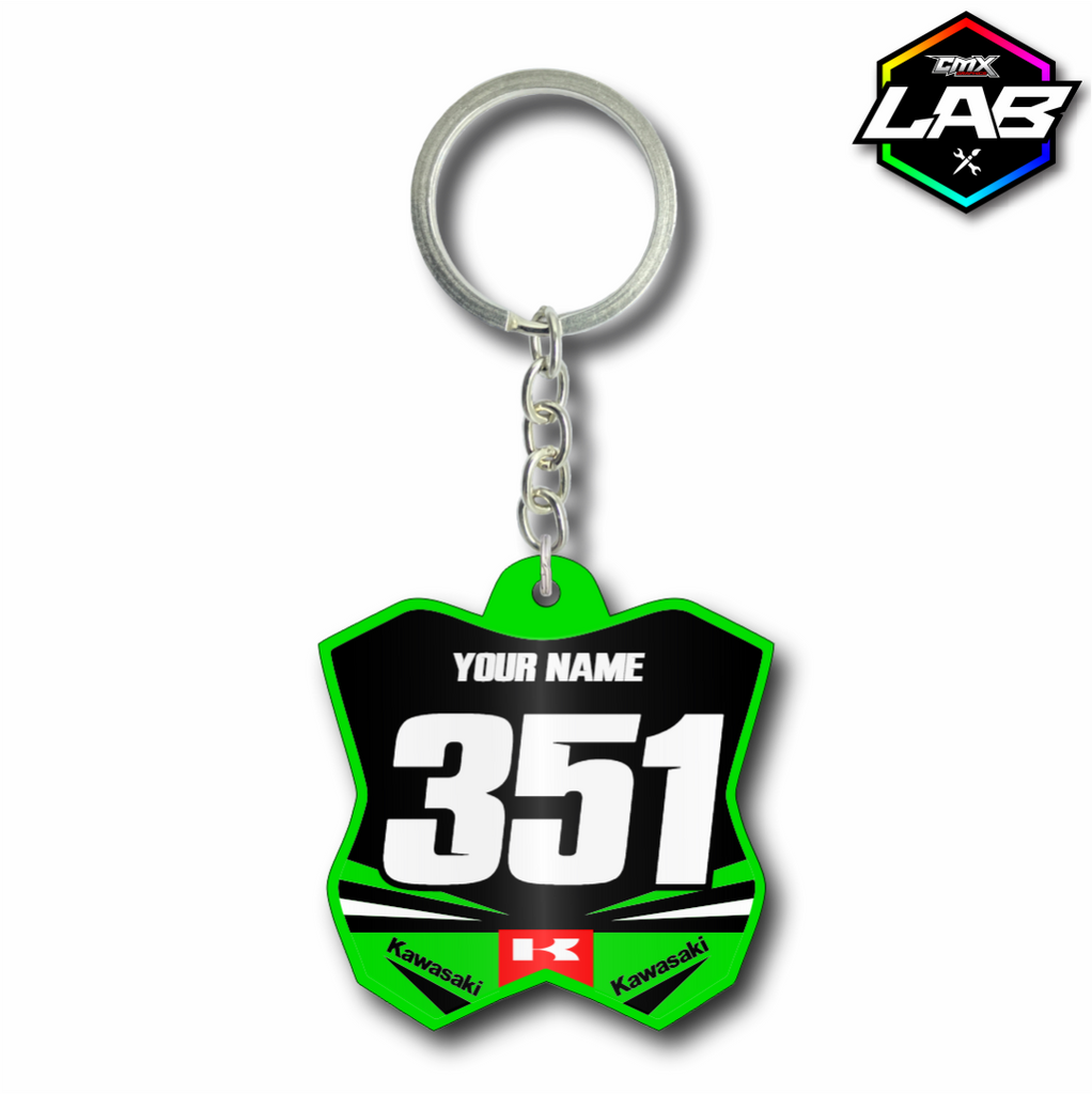 Double Sided Keychain Kawasaki 02 - Design 06