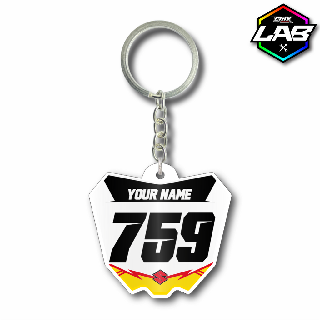 Double Sided Keychain Suzuki - Design 02