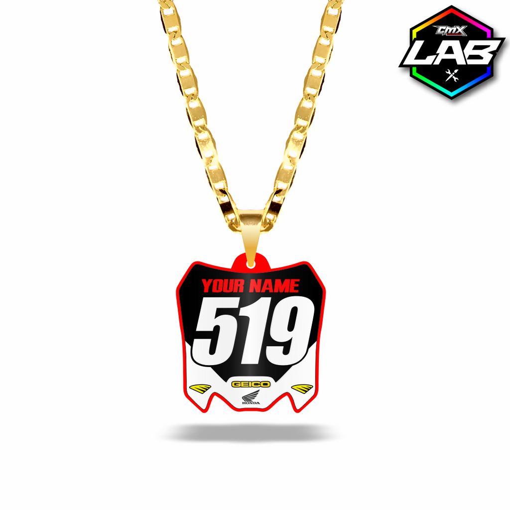 Double Sided Necklace Honda 01 - Design 06